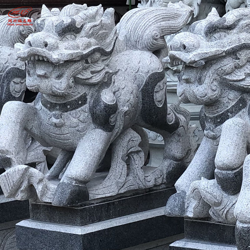 科普展现:石麒麟摆放讲究（石麒麟的寓意）