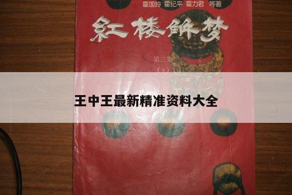 王中王最新精准资料大全