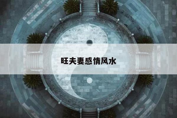 旺夫妻感情风水